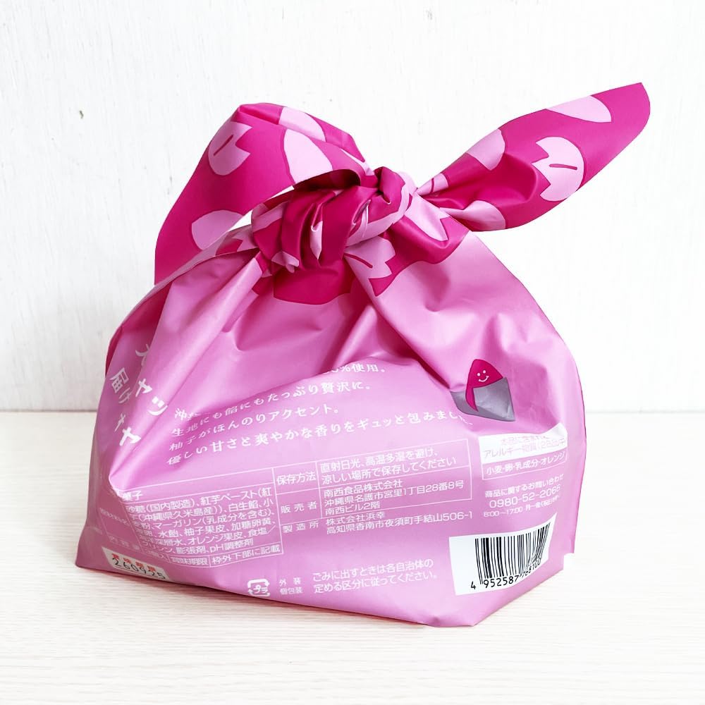 Foil Yatsu, Red Potatoes from Kumijima, Okinawa Prefecture, Foil Yatsu, Red Potatoes, Drawstring Bag, Pack of 3