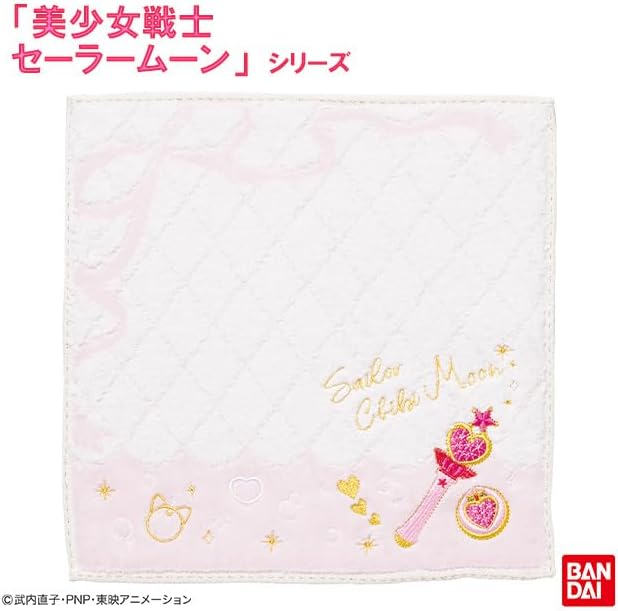 Marushin Bandai 4085002700 Sailor Moon Charlotte Mini Towel, Approx. 9.8 x 9.8 inches (25 x 25 cm)