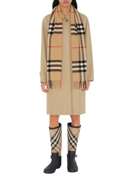 BURBERRY チェック カシミア製スカーフ - Image 2