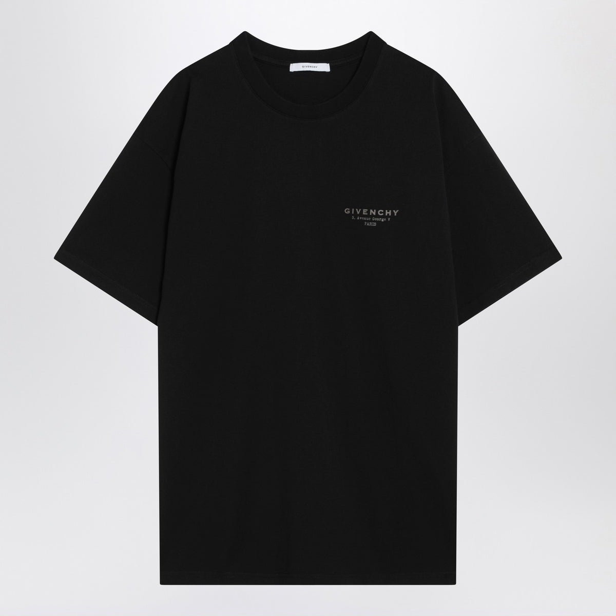Givenchy Givenchy Black Cotton T Shirt With Logo - Image 2