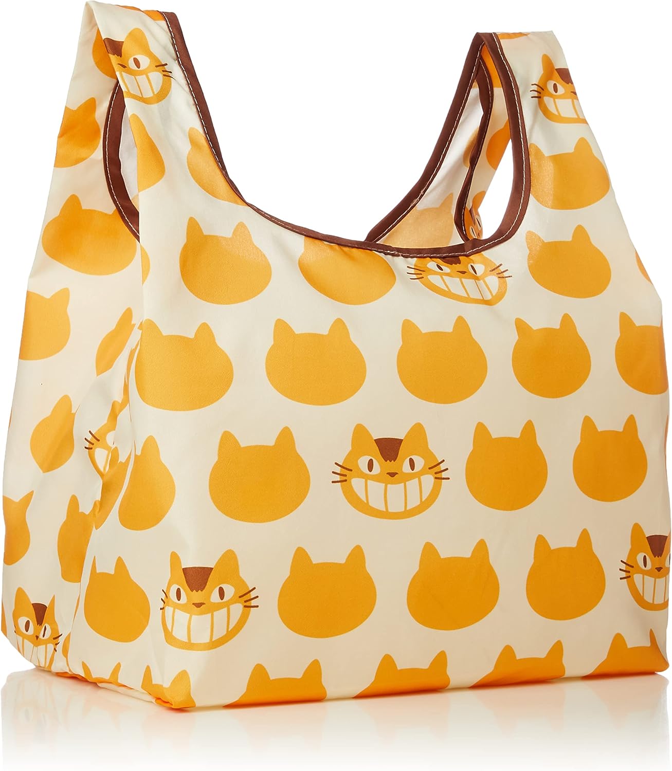 Marushin 1165038800 Mini Eco Bag Ghibli My Neighbor Totoro Cat Bath Pattern, Cute Goods, Made of Recycled Polyester