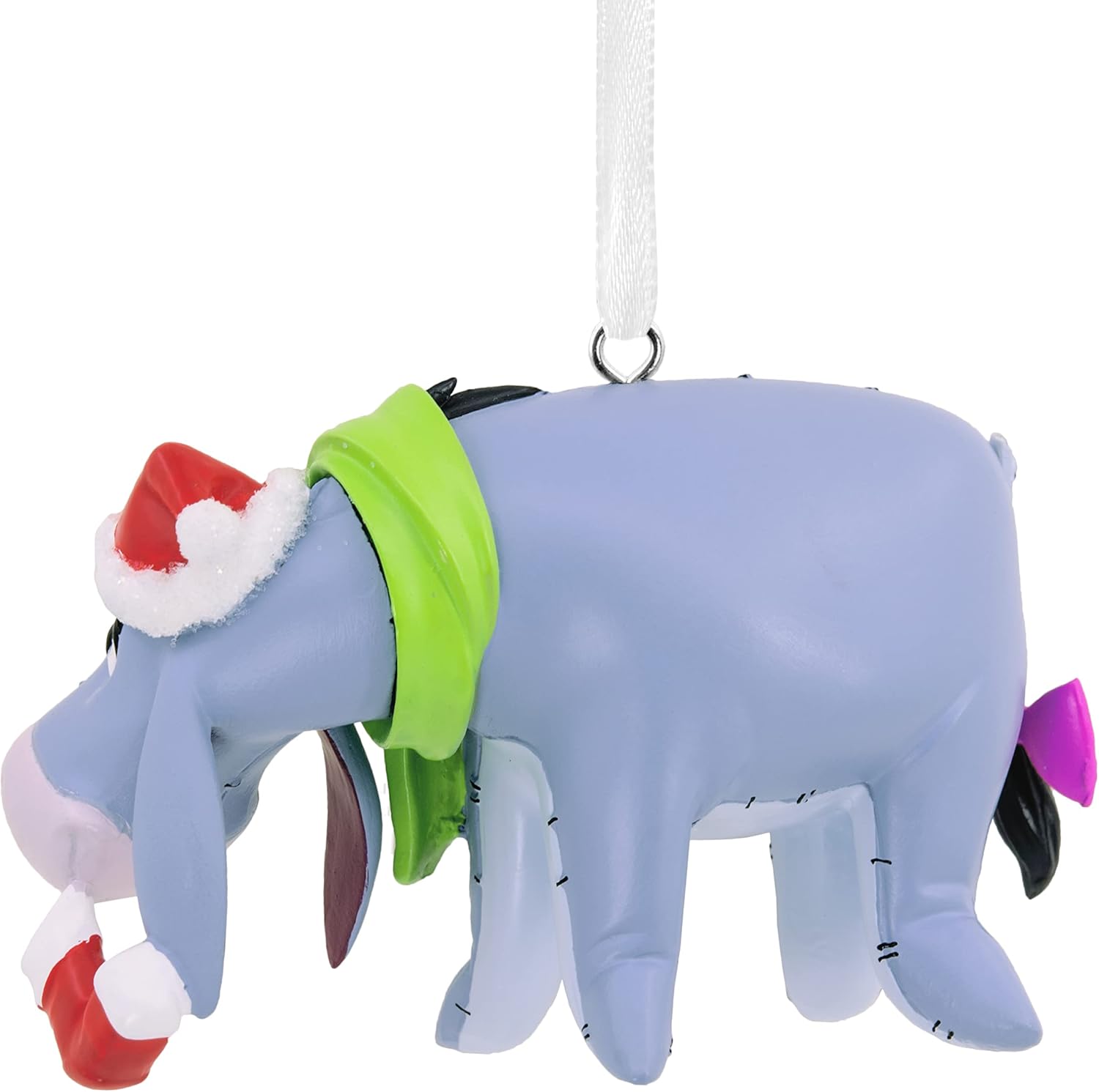 Hallmark Disney Santa Winnie The Pooh - Adorno navideño con maceta de miel