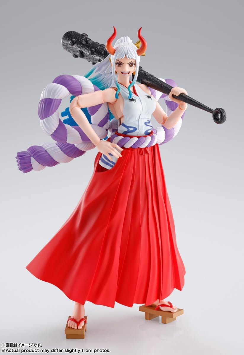 TAMASHII NATIONS S.H. Figuarts One Piece Yamato, Approx. 7.3 inches (185 mm), PVC & ABS, Pre-painted Action Figure