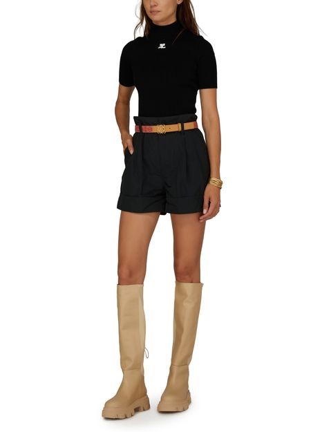 COURREGES 半袖リブニットセーター - Image 2