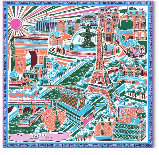 LOUIS VUITTON LV Ride Square 90 - Image 2