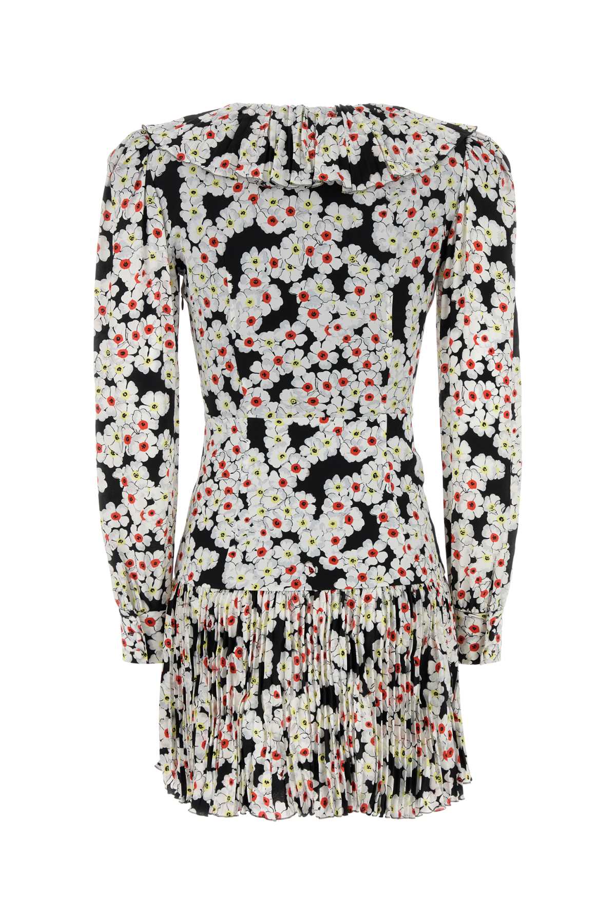 Alessandra Rich アレッサンドラリッチプリントシルクミニドレス - Image 2