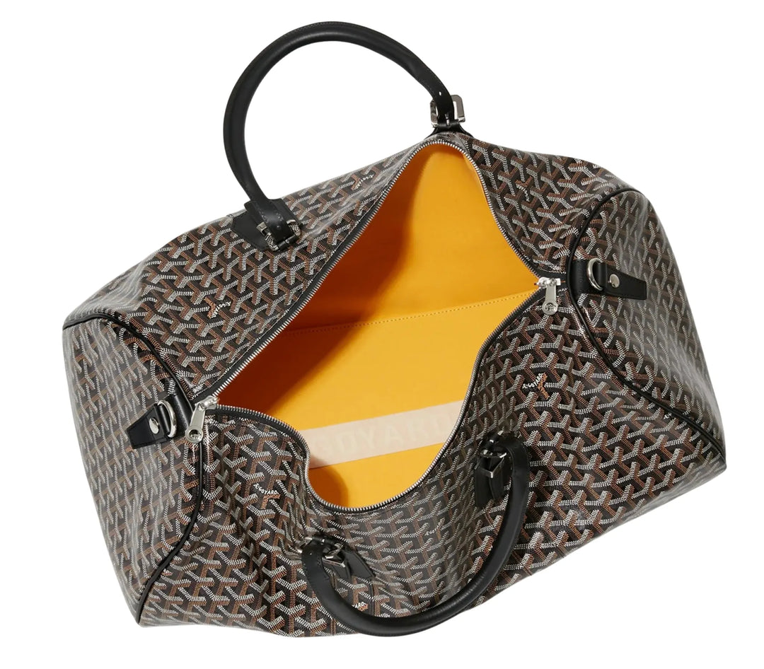 GOYARD 'BLACK' BOSTON 50 DUFFLE BAG