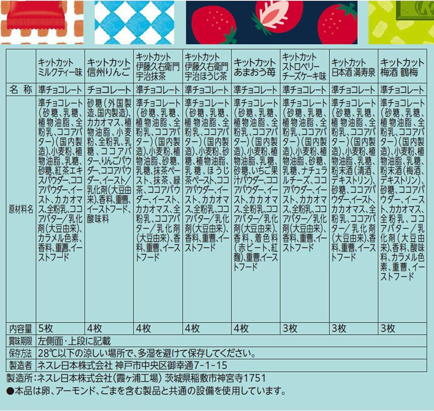 ネスレ キットカット ミニ バラエティパーティーボックス 70枚,チョコレート ※時期によりセット内容に変更あり
