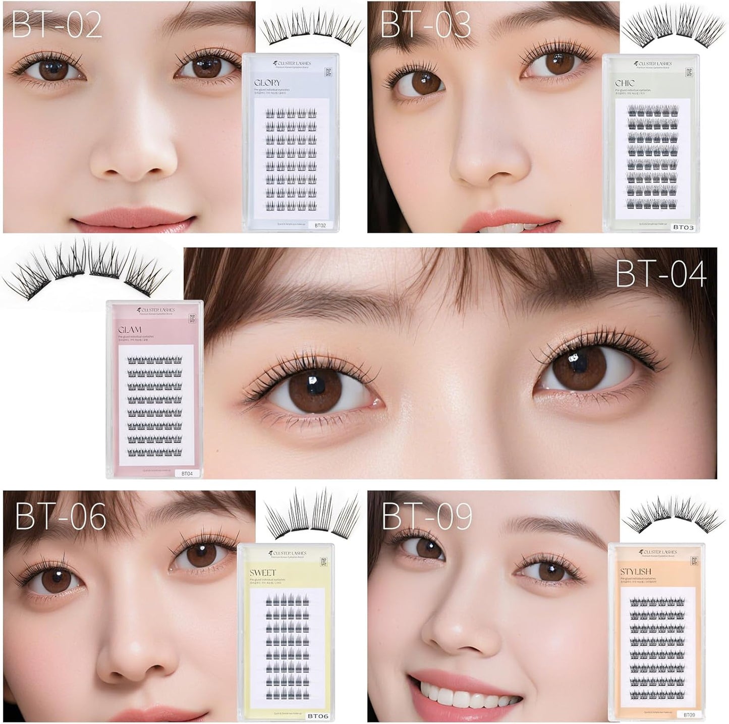 False Eyelashes, No Glue Needed, Glue Free, No Glue Needed, False Eyelashes, 3D Feel, Natural, Popular, Bunch, Beginner, No Glue Required, Easy Installation, Long Lasting, Long Lasting Keep, Durable