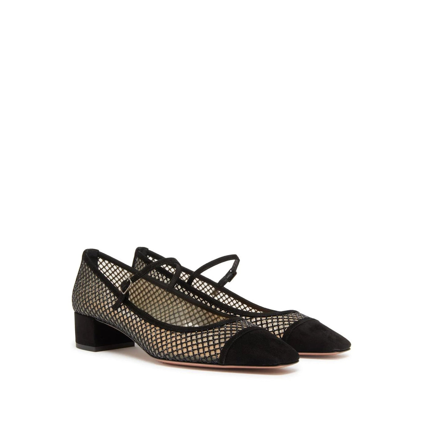 Aquazzura Aquazzura Mayor Crystals Mesh Pumps 35 - Image 2
