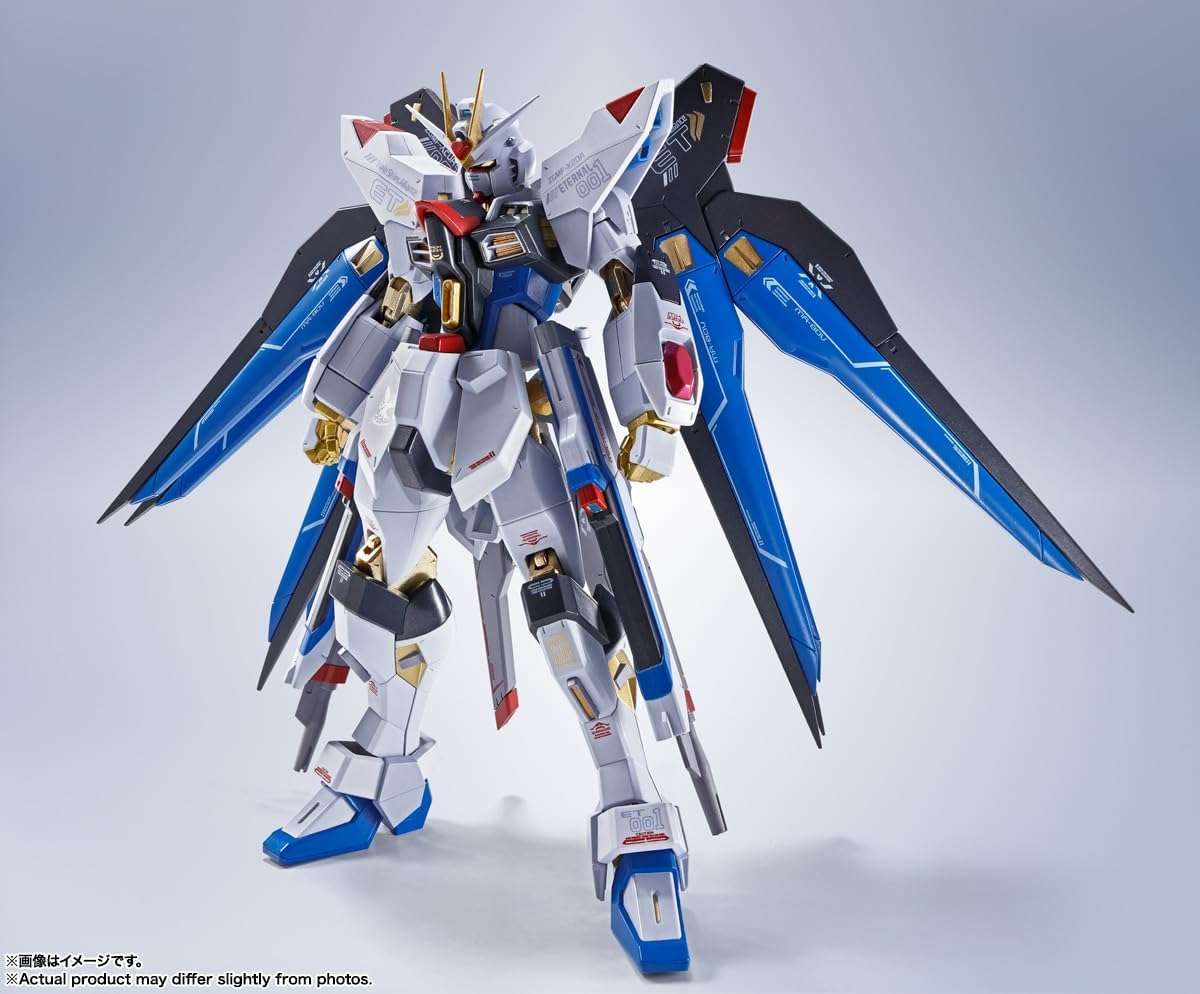 TAMASHII NATIONS METAL ROBOT Spirits, Mobile Suit Gundam SEED DESTINY Strike Freedom Gundam [Re:Coordinate] Approx. 5.5 inches (140 mm), PVC & ABS & Die Cast Pre-painted Action Figure