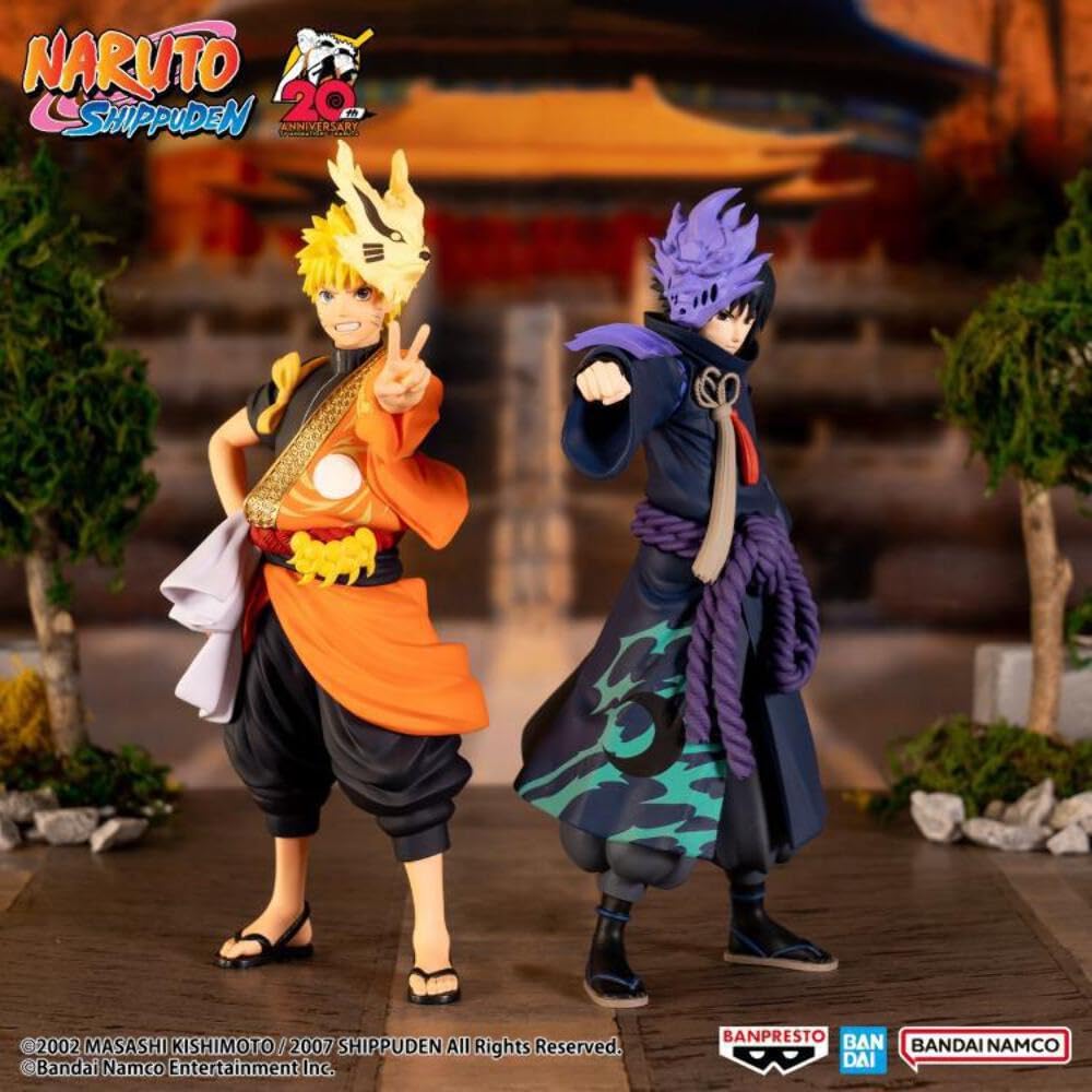 Banpresto Naruto Shippuden Naruto Uzumaki Figure (TV Anime 20th Anniversary Costume)