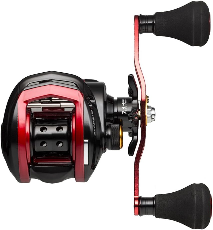Abu Garcia Redmax Ships Assorted Awahagi, Thailaba, Dual Axle Bait Reel