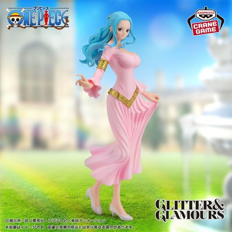 Banpresto Nefertari VIVI II ONE PIECE Collectible Action Figure - Glitter & Glamour 23cm - BP28590P Multicolor Animation Fan Optimo
