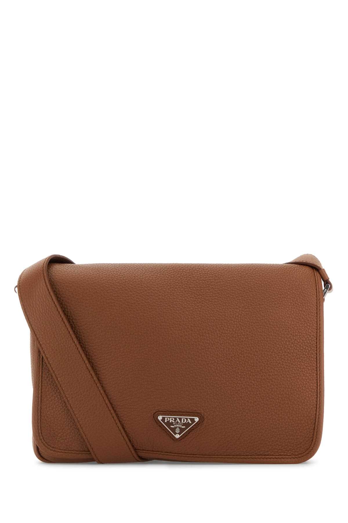 Prada プラダ キャラメル レザー クロスボディ バッグ - Image 2