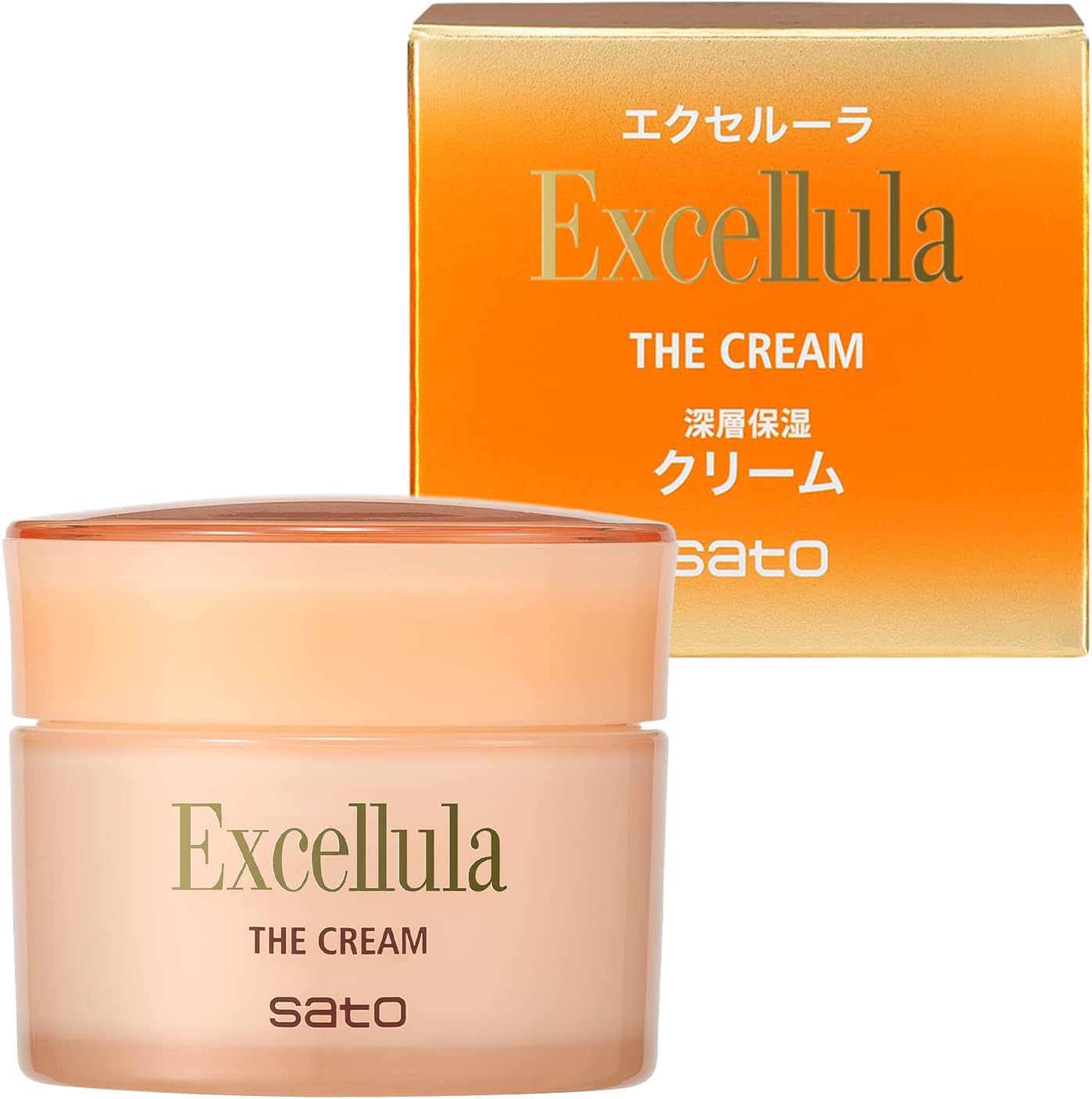 Sato Pharmaceutical Excellura The Cream 1.4 oz (40 g) Moisturizing Cream (Firm Elasticity/Vegetable Moisturizing Oil)