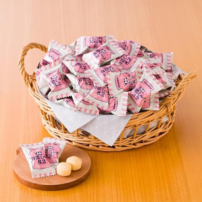 UHA Mikakuto Tokuno Milk, 8.2, Made in Hokkaido, 2 Bags, Candy, Individual Packaging, Tokuno, Candy, Milk Candy
