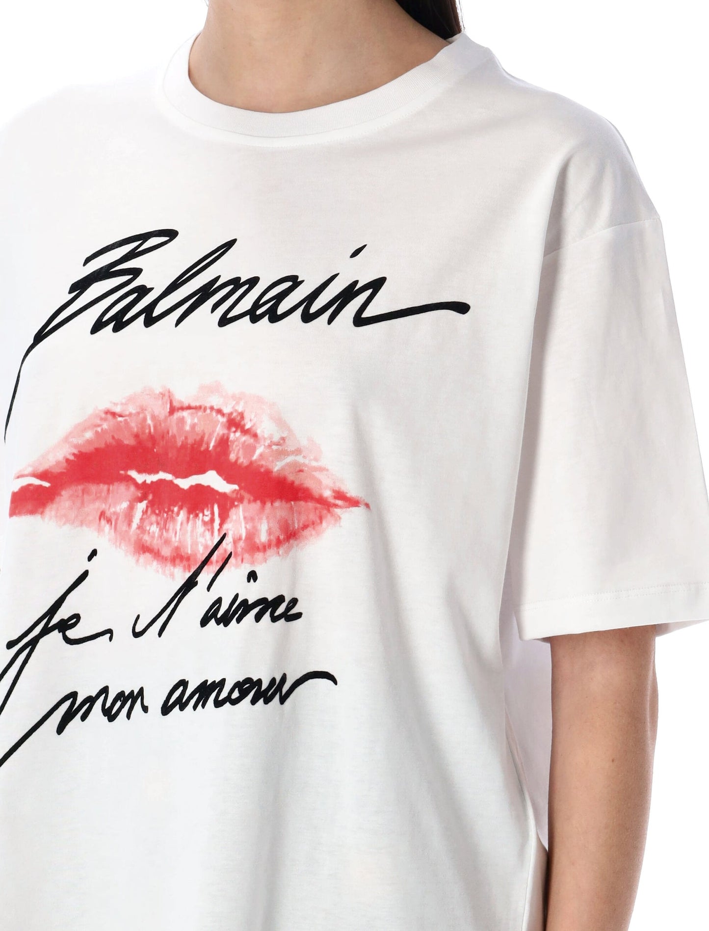 Balmain バルマンTシャツとポロスホワイト - Image 2