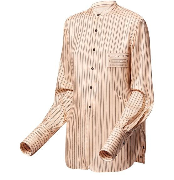 LOUIS VUITTON Collarless Neverfull Stripes Shirt - Image 2