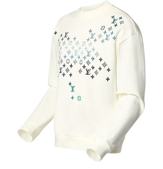 LOUIS VUITTON Embroidered Cotton Sweatshirt - Image 2