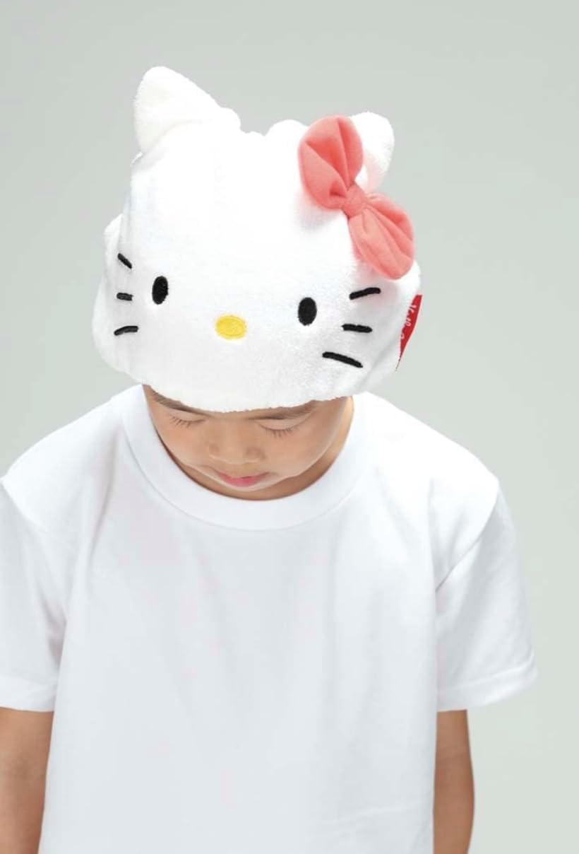 Skater (Skater) Quick Absorbent and Dry Towel Cap for Hair Drying Sanrio Hello Kitty Girls TOC11-A