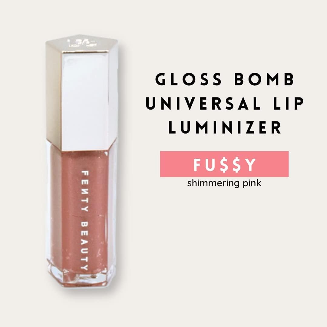 FENTY BEAUTY BY RIHANNA Gloss Bomb Universal Lip Luminizer - FUSSY - shimmering pink 9ml (x1)