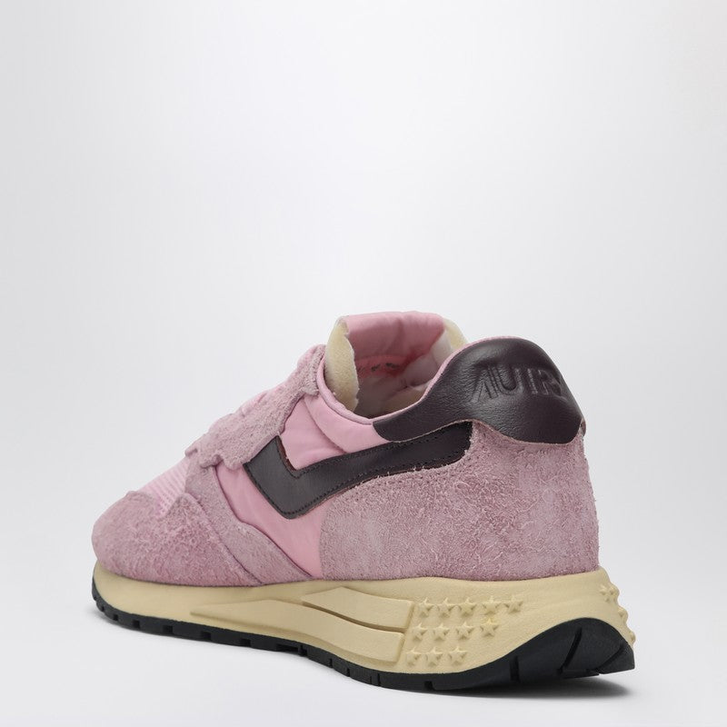 Autry Sneakersは、低ピンク/バーガンディを揺らします - Image 2