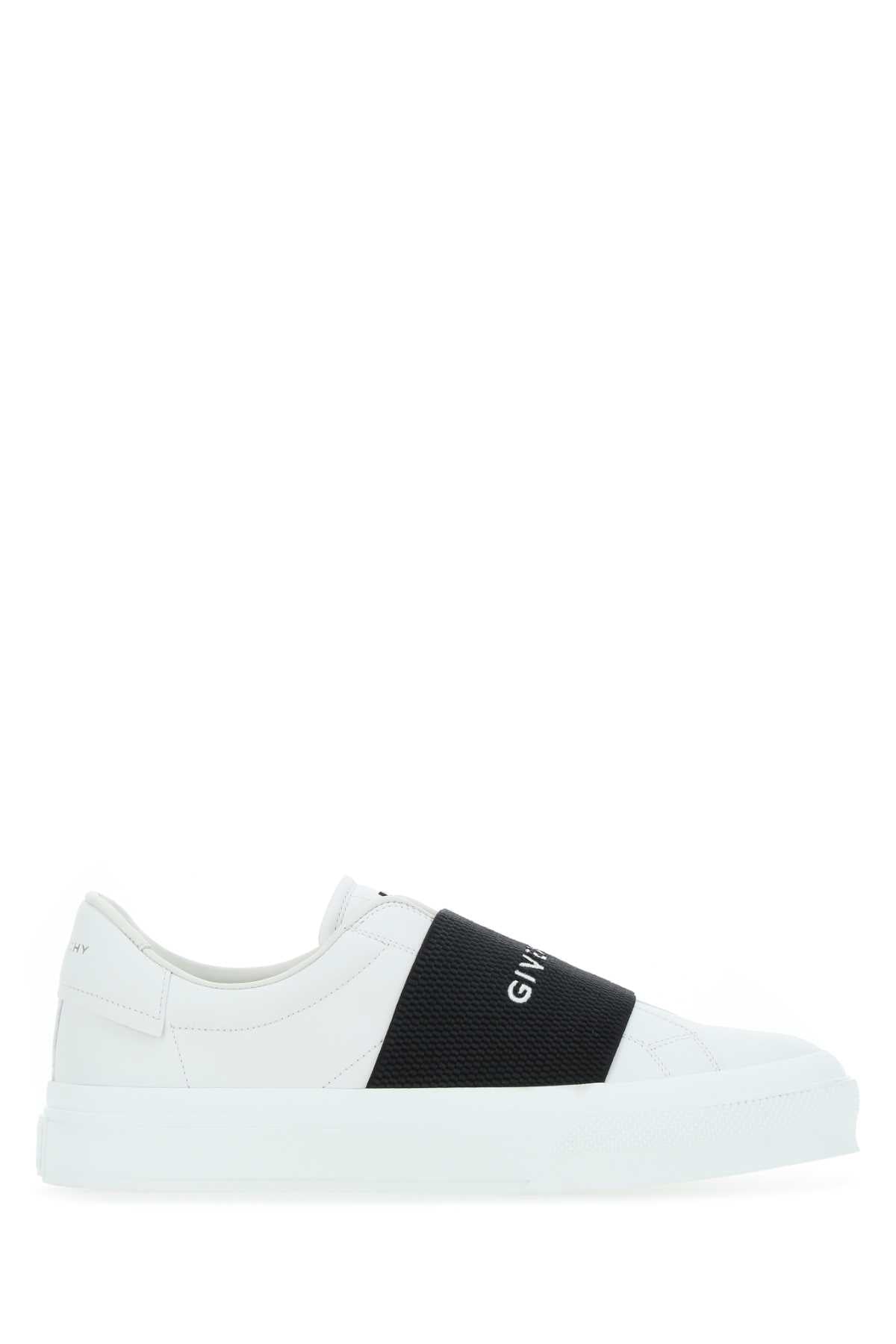 Givenchy Givenchy White Leather New City Slip Ons - Image 2