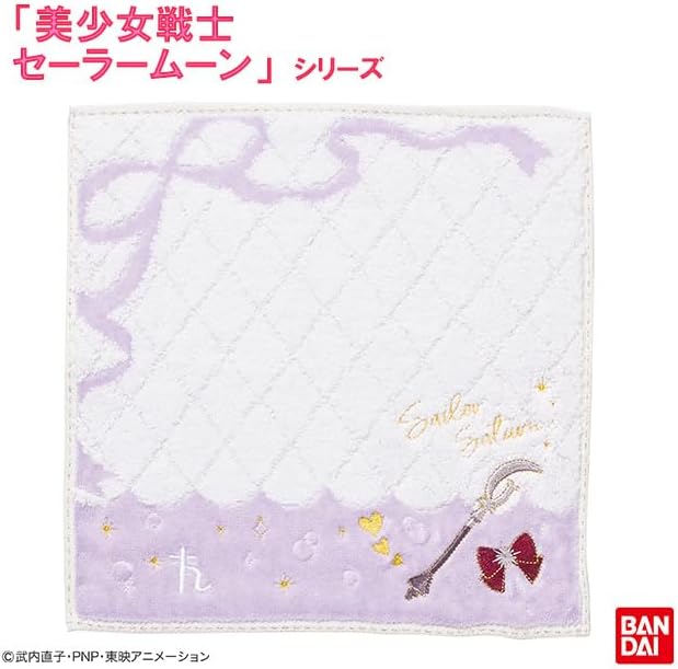 Marushin Bandai 4085002600 Sailor Moon Charlotte Mini Towel, Approx. 9.8 x 9.8 inches (25 x 25 cm)