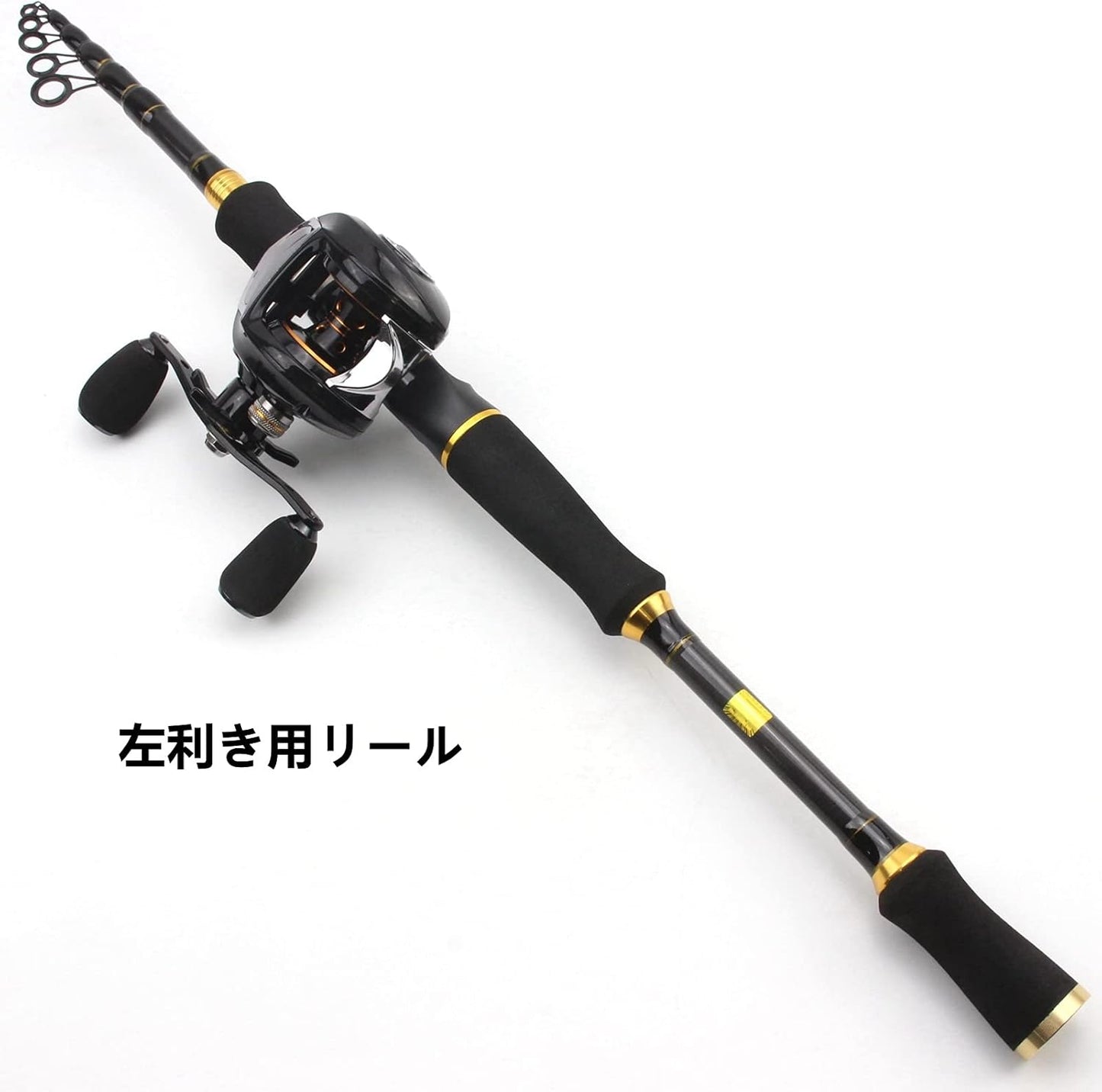 New Baitcasting Rod and Casting Reel Set Carbon Telescopic Trout Rod Reel Baits Full Set Fishing Tackle Foldable Fishing Rod with Tackle Bag Set Stick Roll Combo Surf Fishing 1.8M-2.7M ZYYUJ