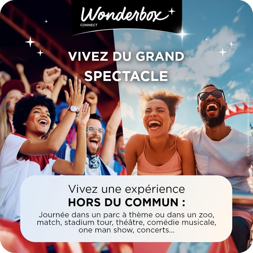 WONDERBOX Connect – Disneyland Paris Gift Set – 1 Day 2 Parks – 2p | 2 admissions for 1 day - Disneyland Park and Walt Disney Studios - Validity 27 months