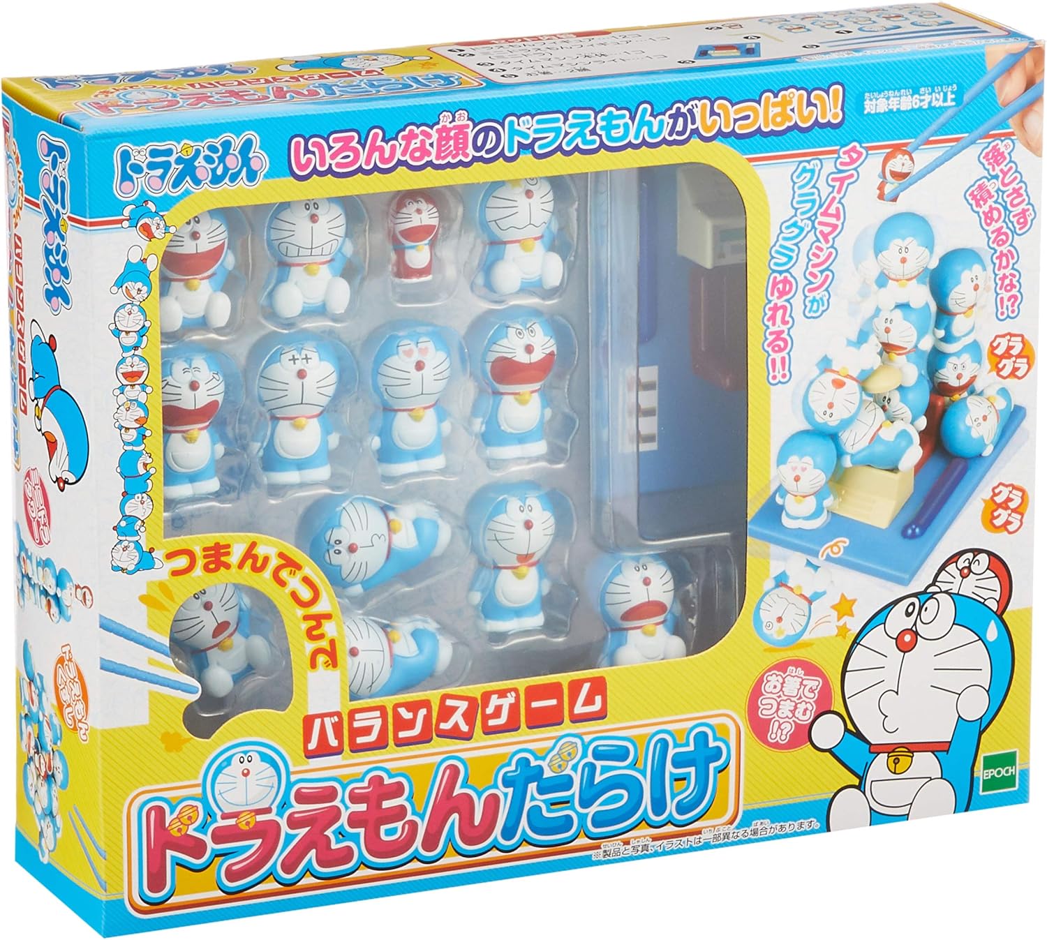 Tsumande Tsunde Balance Game Doraemon Darake (Pick up and Stack Balance Game Doraemon Everywhere)