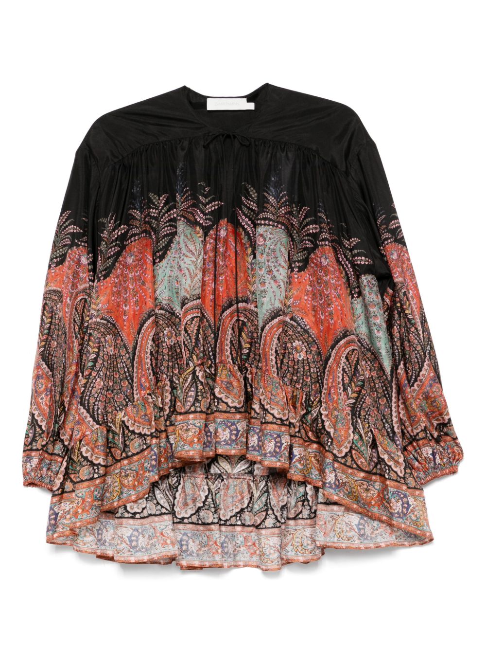 Zimmermann ZIMMERMANN RHIANNONプリントシルクブラウス - Image 2