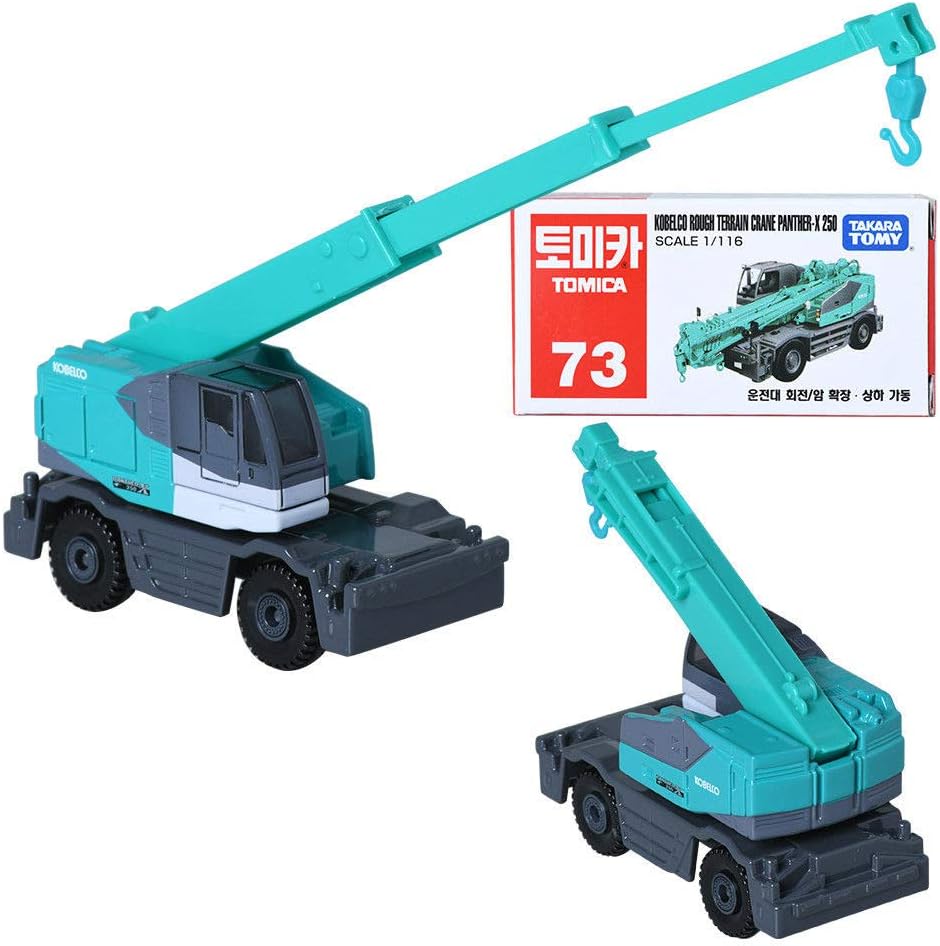 Tomica No.73 Kobelco Rough Terrain Crane Panther-X 250 (Box)