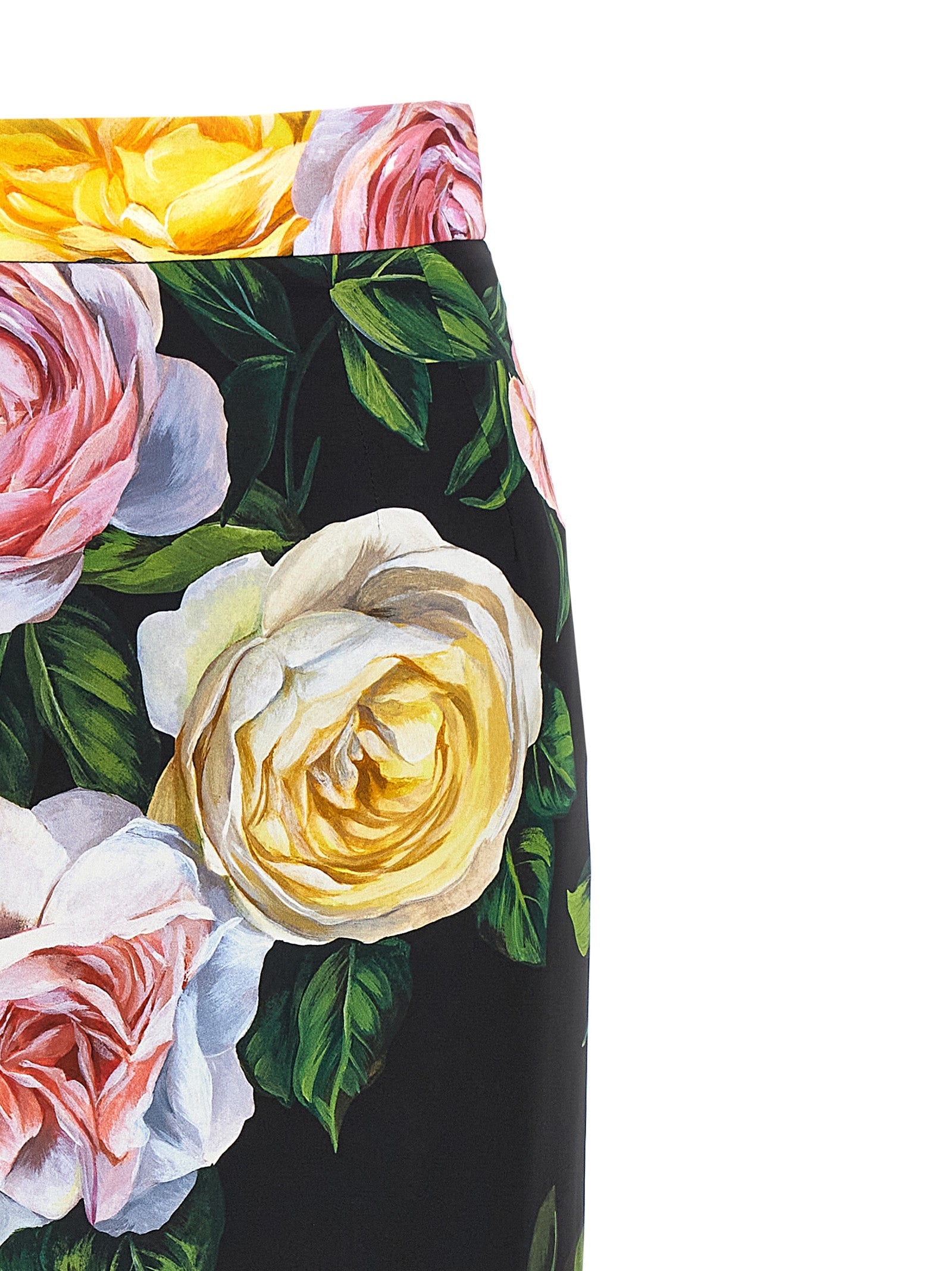 Dolce  Gabbana ドルチェ＆ガッバーナ花柄のロングエットスカート - Image 2