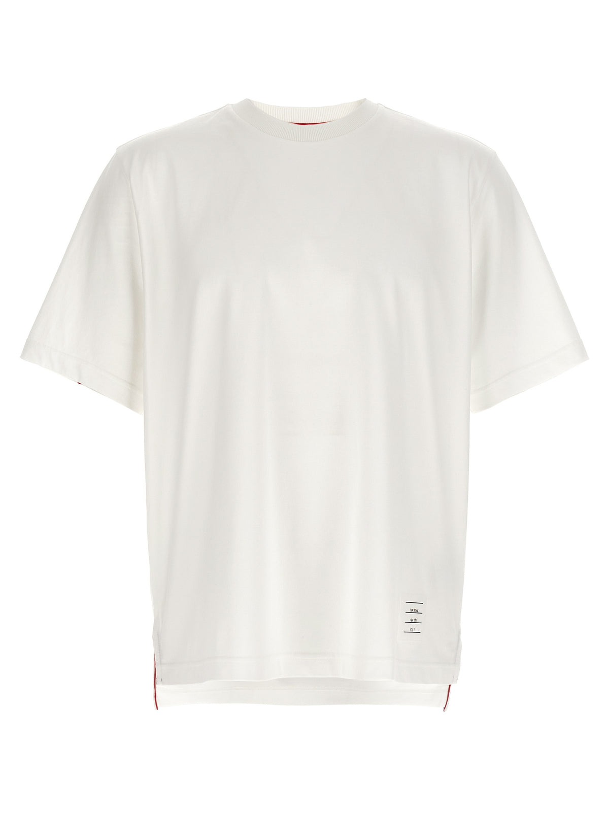 Thom Thom Browne 'Rwb Knit Trim' T Shirt - Image 2