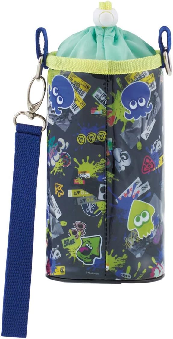 Skater PVPC6-A Enamel Plastic Bottle Case for 16.9 fl oz (500 ml) Splatoon 3