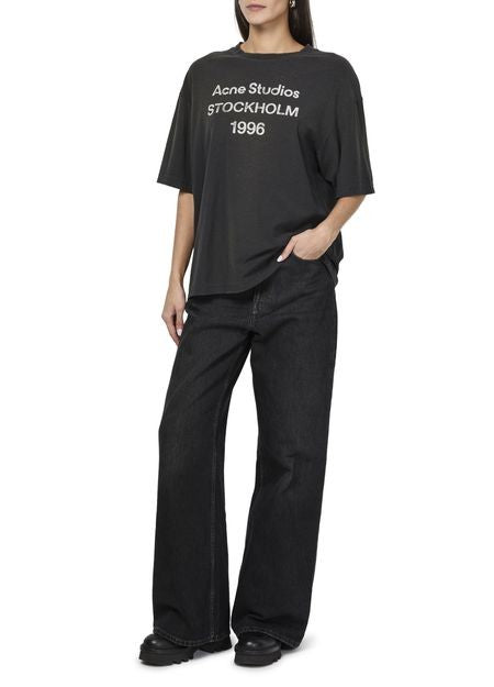 ACNE Exford U 1996 ロゴ入りTシャツ - Image 2