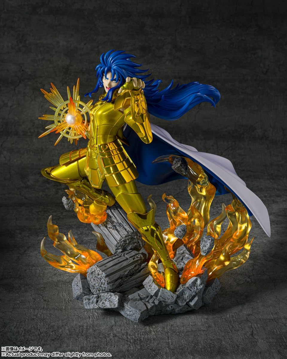 TAMASHII NATIONS Figuarts Zero Touche Métallique Saint Seiya Gemini Saga, Approx. 8.3 inches (210 mm), ABS & PVC Pre-painted Complete Figure