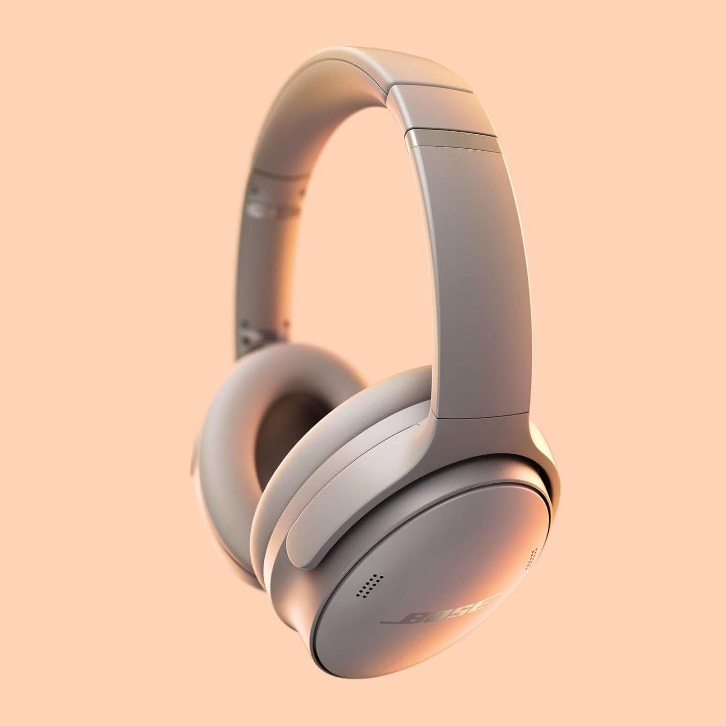 Bose QuietComfort Headphones LE Fully Wireless Headphones, Noise Cancelling, Bluetooth Connectivity with Microphone, Up to 24 Hours Playtime, Fast Charging, Sandstone
