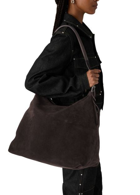 LEMAIRE Belted hobo bag in suede - Image 2