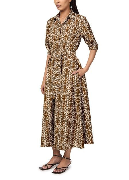 MAX MARA Luxgi コットンポプリン マキシ丈 ニットワンピース - Image 2