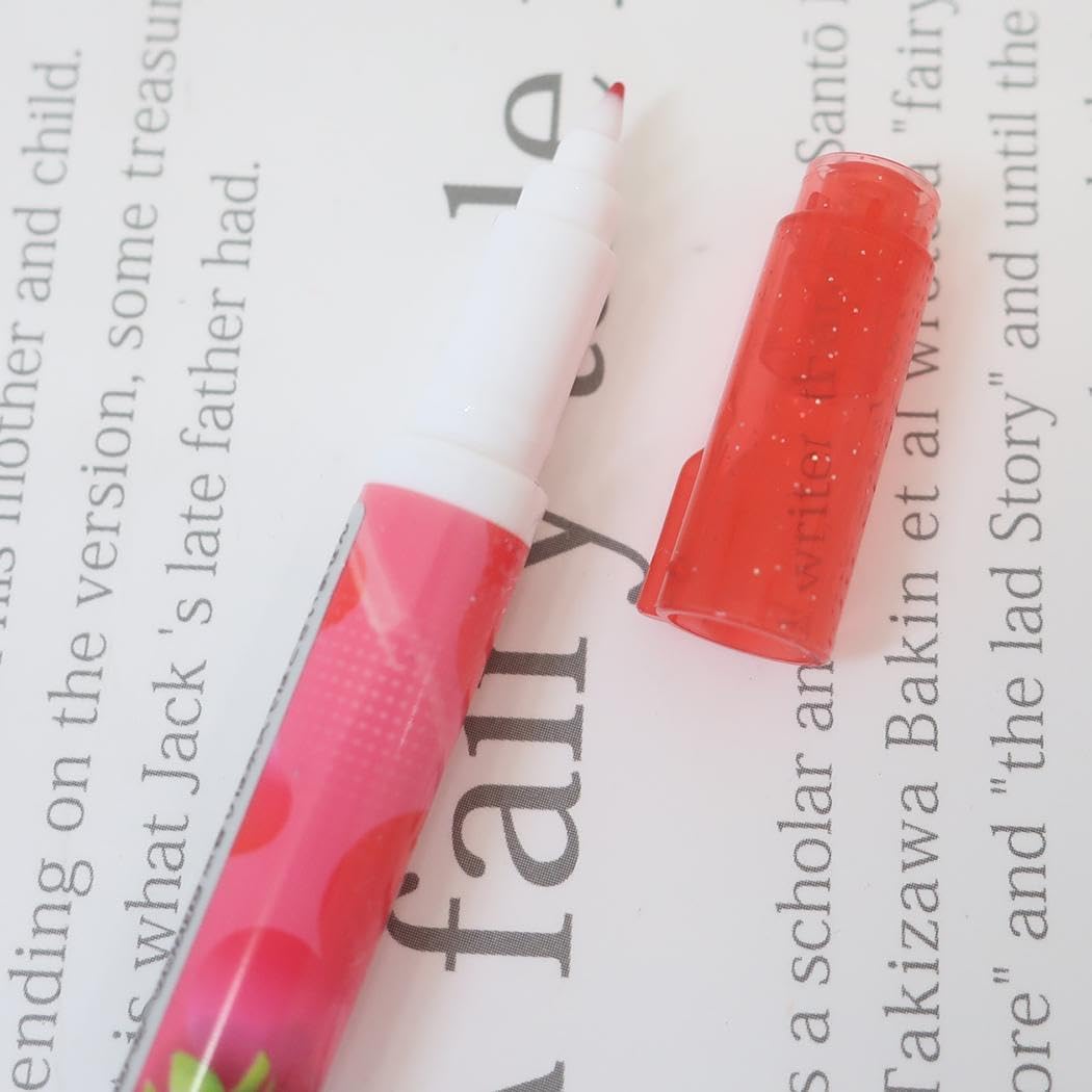 Haichu [Color Marker] Double Marker / 2 Strawberry Scented Red Candy Package