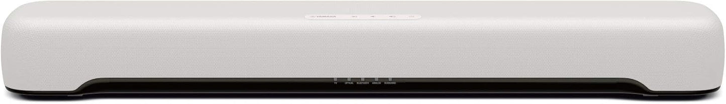 Yamaha SR-C20A(W) Compact Sound Bar, Width 23.6 inches (60 cm), PC Gaming Speaker, Bluetooth Compatible, TV/PC/Smartphone, White