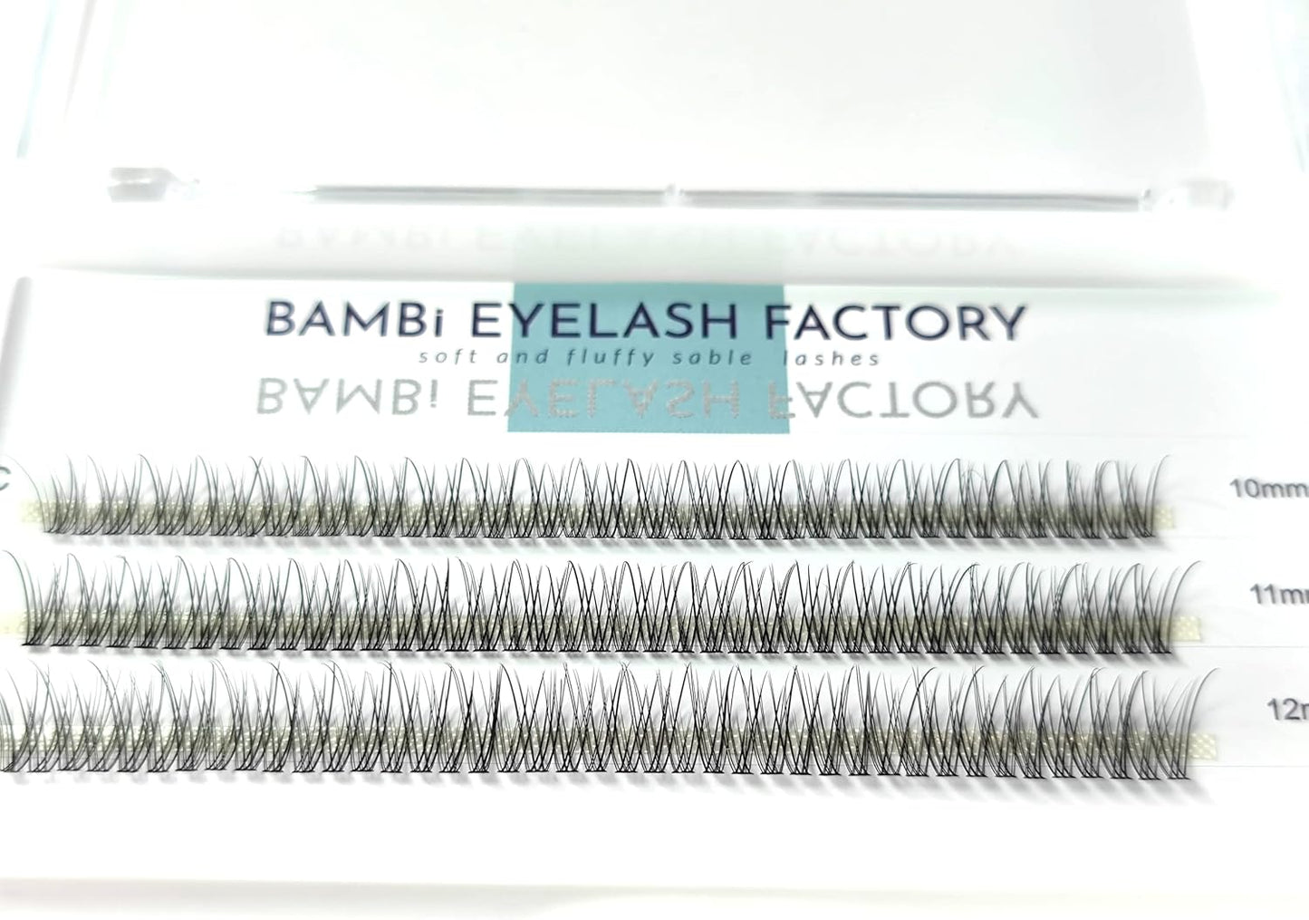 Sable Eyelash Extensions C Curl Self Use False Eyelashes (12 Bundles 0.07mm 10mm)