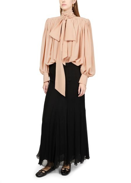 CHLOE Lavalliere collar blouse - Image 2