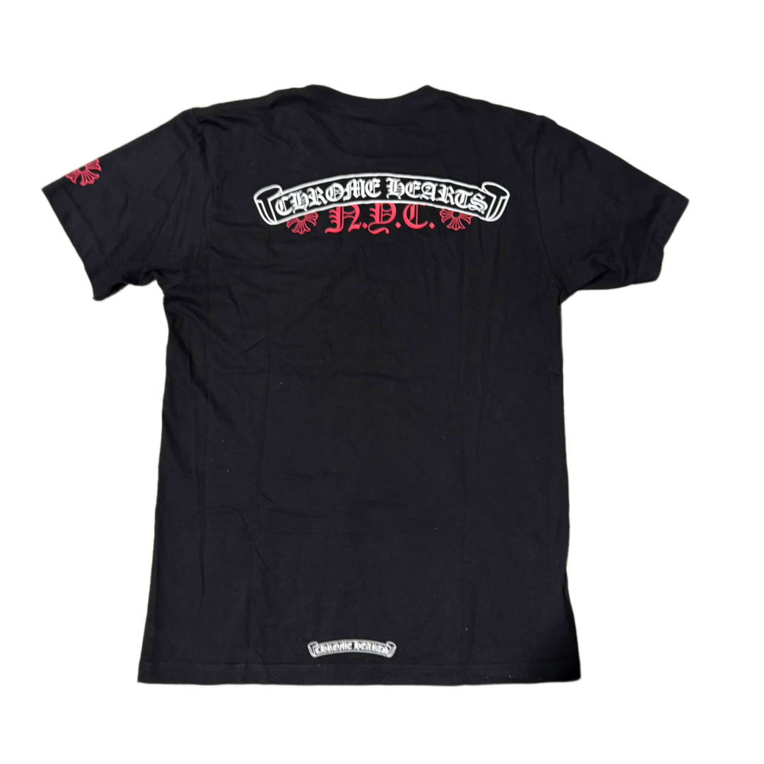 CHROME HEARTS 'NYC EXCLUSIVE' BLACK POCKET TEE