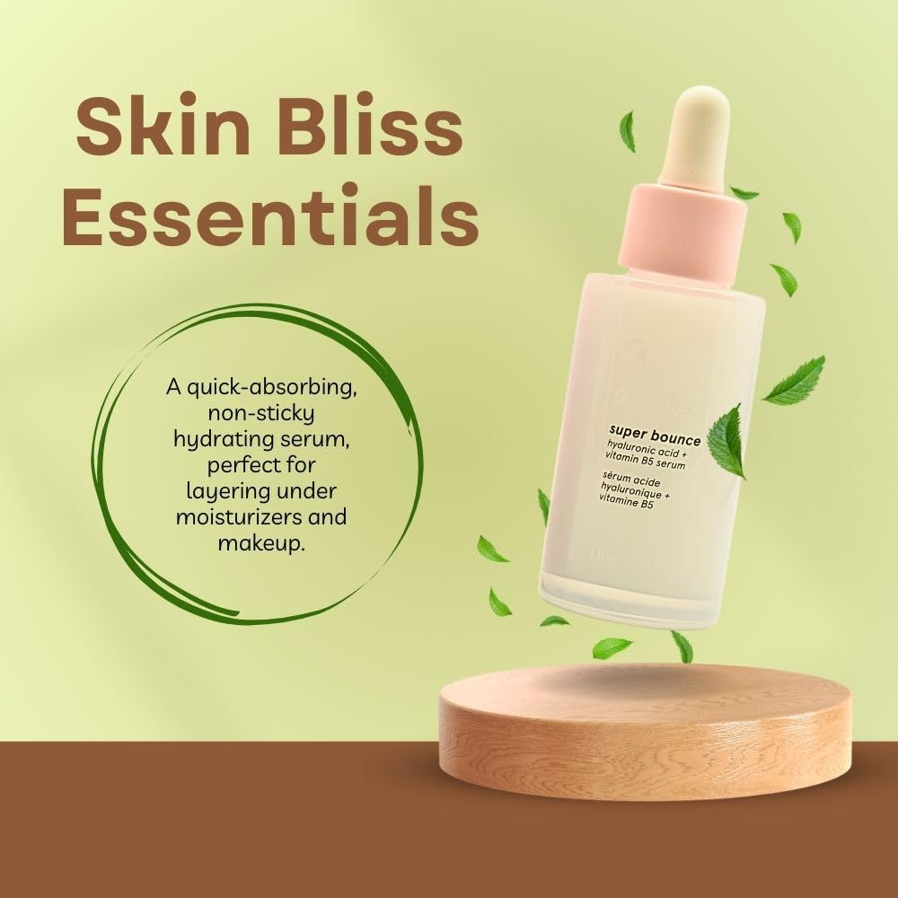 Glossier Super Bounce Ácido Hialurónico + Vitamina B5 Suero Tamaño Completo 1 onza