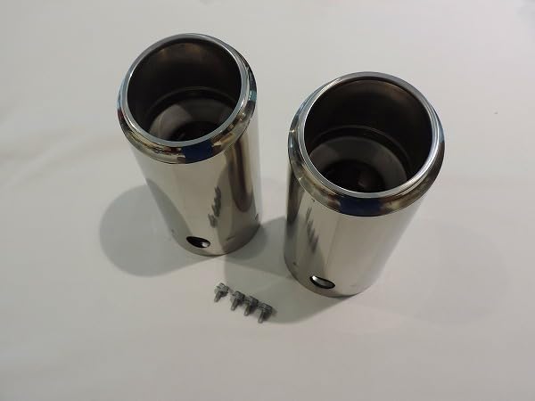 86 Occitane ZN6 Genuine Muffler Cutter 2 Pieces & 4 Bolts Set ZN6 H24.2~ Replacement Repair Parts [Domestic Genuine Toyota Parts]