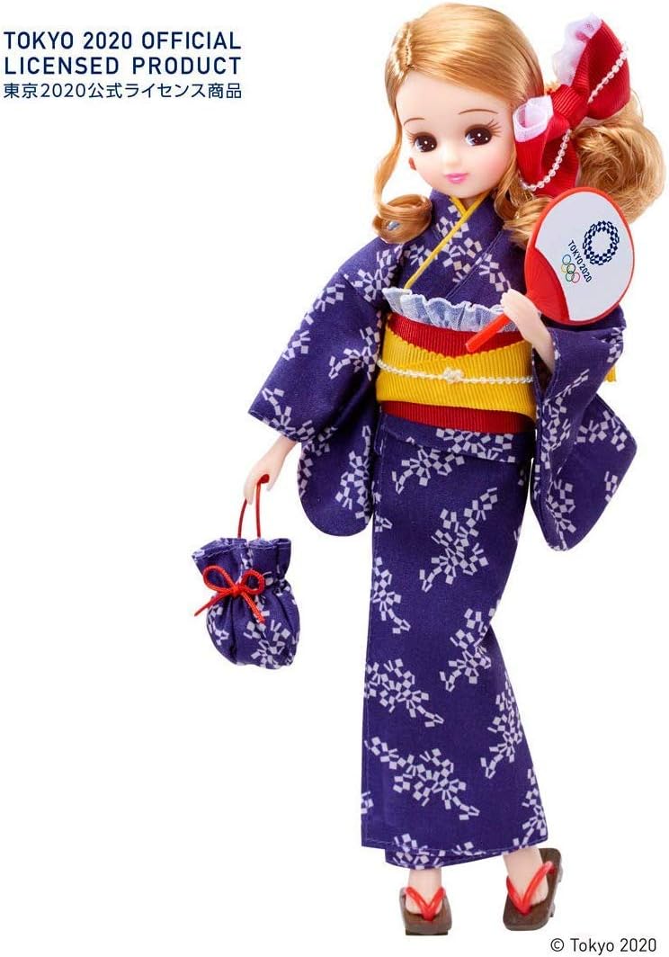 Takara Tomy Rika-chan Yukata Tokyo 2020 Olympic Emblem